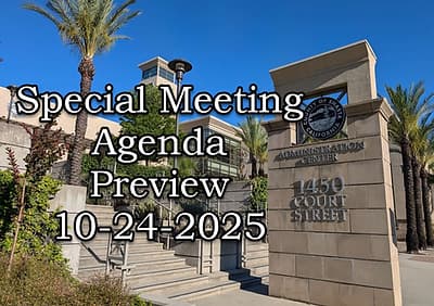 Shasta Board of Supervisor Special Meeting 10-24-2025