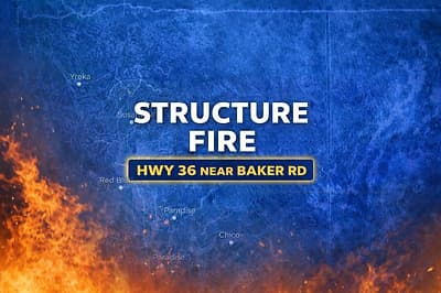 Crews respond to structure fire report on Highway 36 near Baker Road