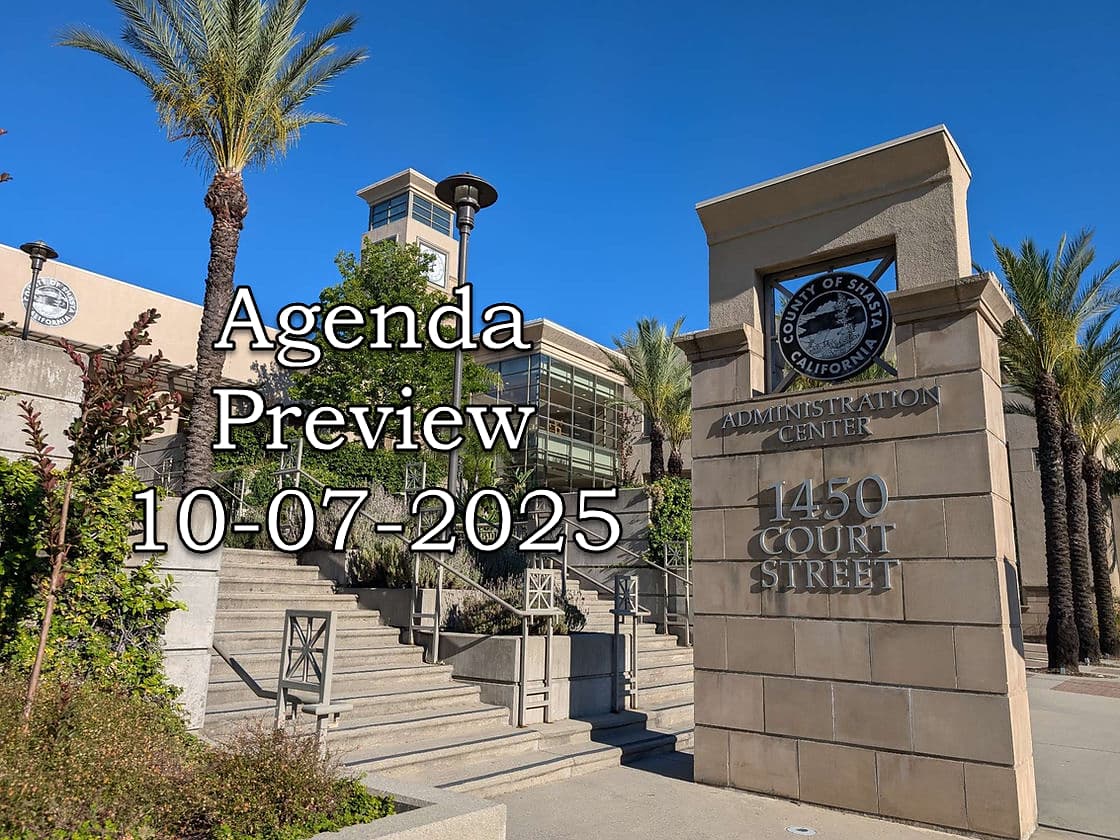 Agenda Preview - Board of Supervisors 10-07-2025